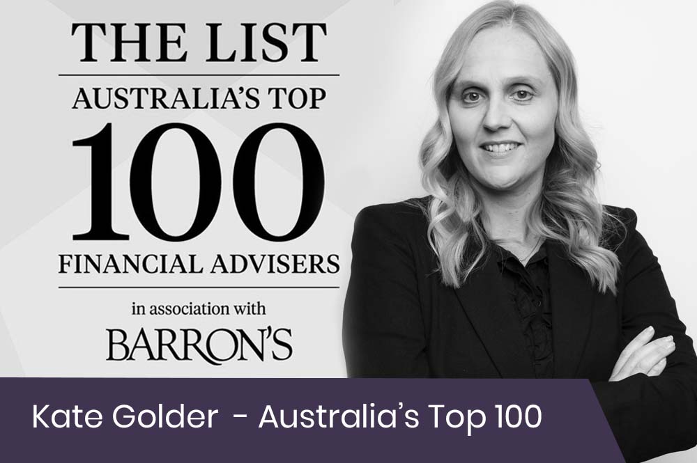 Kate Golder named in Australia’s Top 100 Financial Advisers for the fourth year